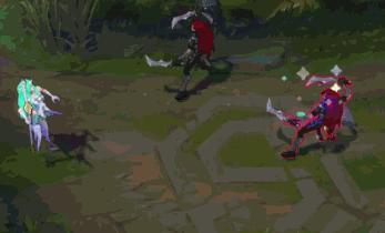 lol星之守护者卡莎炫彩特效展示,lol星之守护者阿狸特效