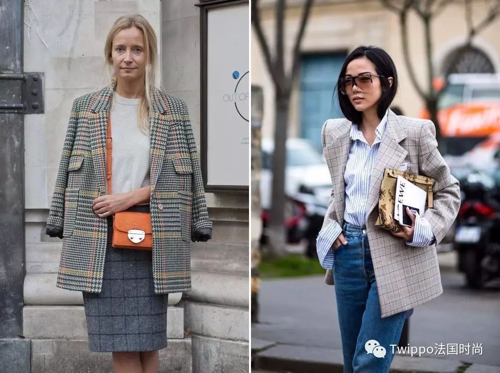 今年流行格纹西装还是纯色的,复古西装格纹西装哪个好看