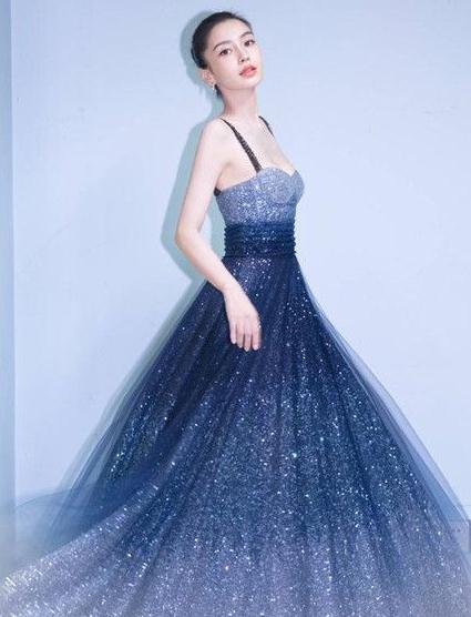 angelababy的星空裙,angelababy星空裙还有谁穿过