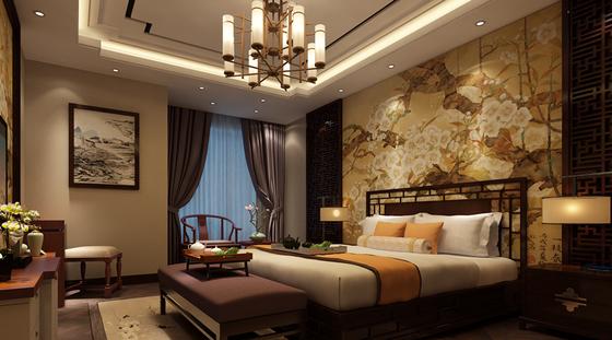 乌鲁木齐源凯·第一城，136平中式风三居室，简单中透出朴素优美