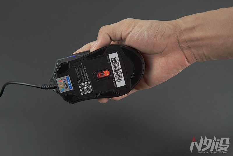 狼蛛580鼠标拆解测评,狼派鼠标拆解
