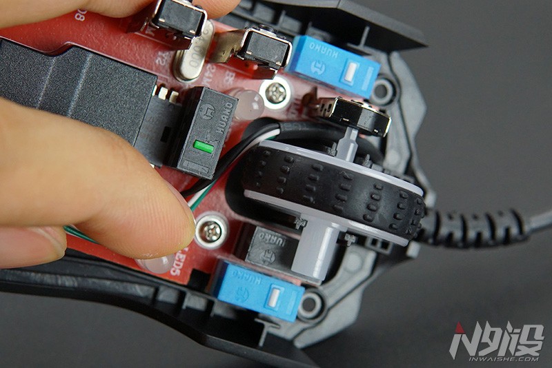 狼蛛580鼠标拆解测评,狼派鼠标拆解