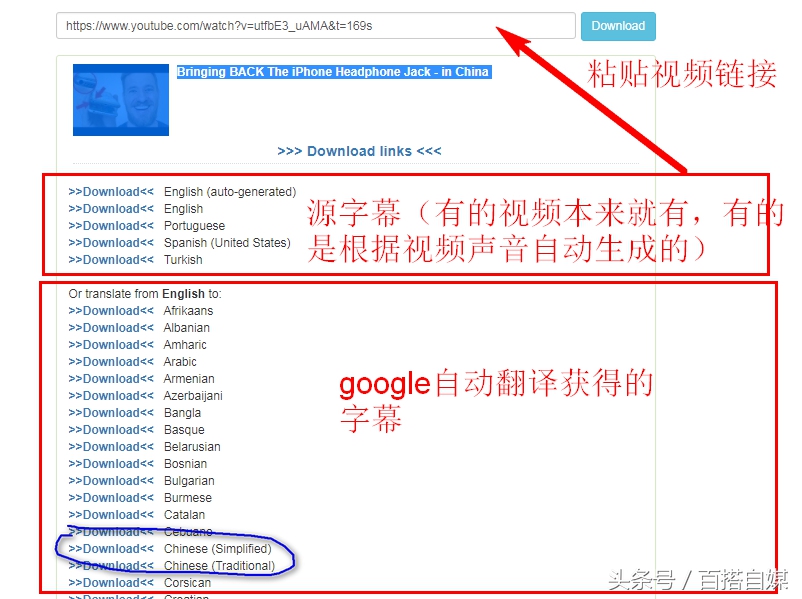 youtube字幕自动翻译成中文ios,youtube视频自动加字幕