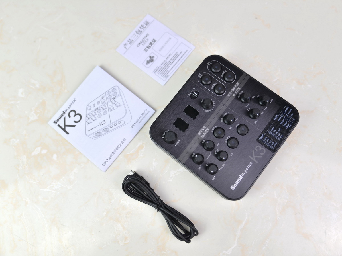 创新让K歌更简单更专业,创新K3外置声卡体验