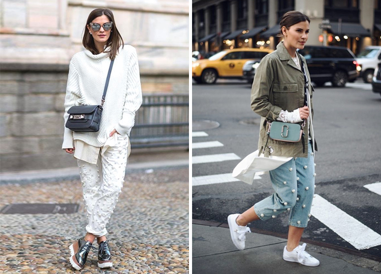 打破服装常规形态与搭配,珍珠搭出n种时尚感