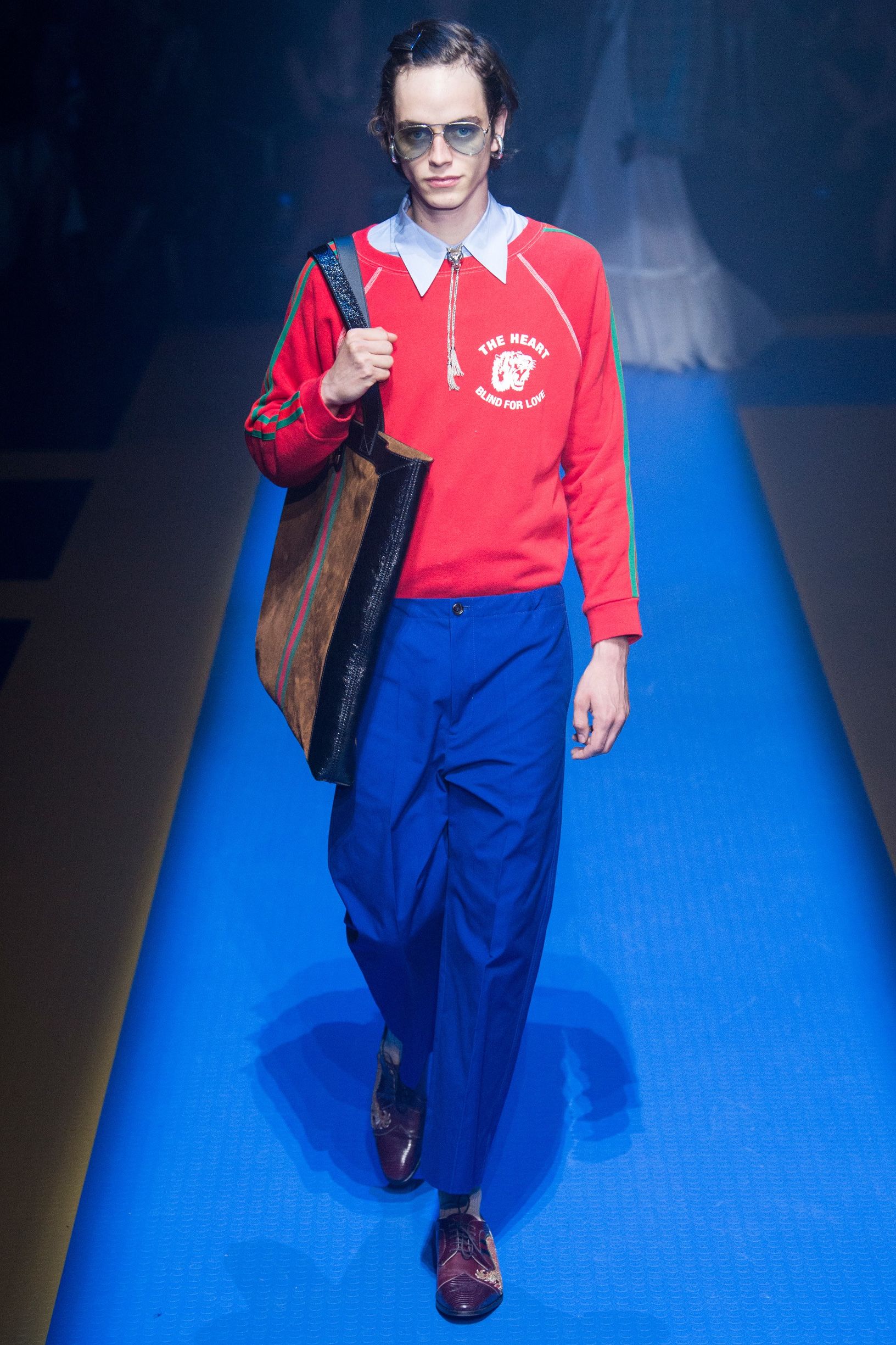 gucci2018春夏米兰时装周,米兰时装周gucci肖战