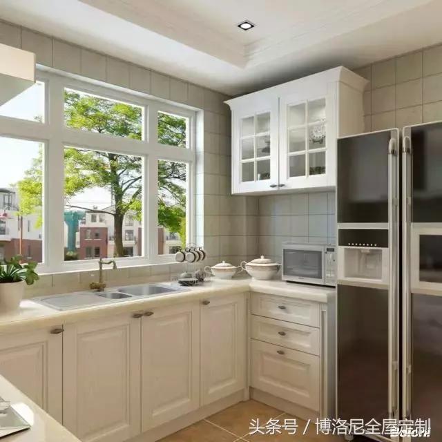 浪漫简欧风橱柜,经典法式田园风橱柜