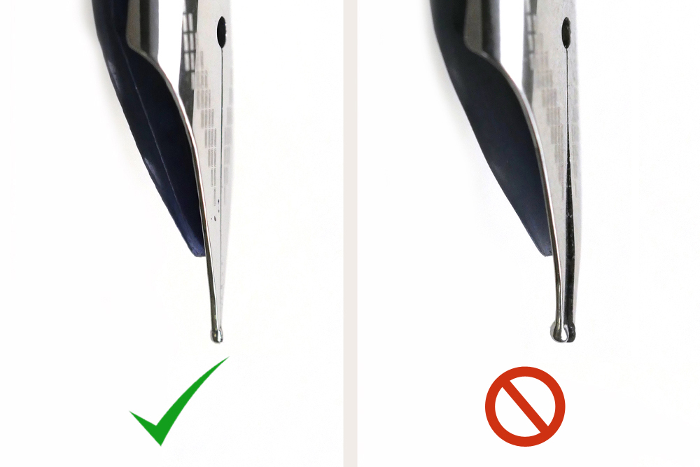 钢笔尖有墨如何处理,钢笔字常见的问题