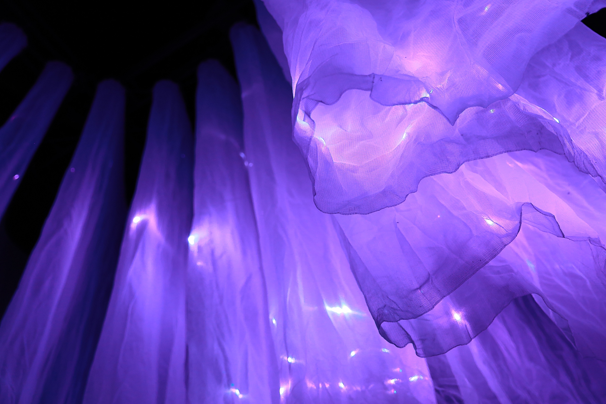 德国老程序员拿块“蚊帐布”,用代码创造最美的“云纱”艺术