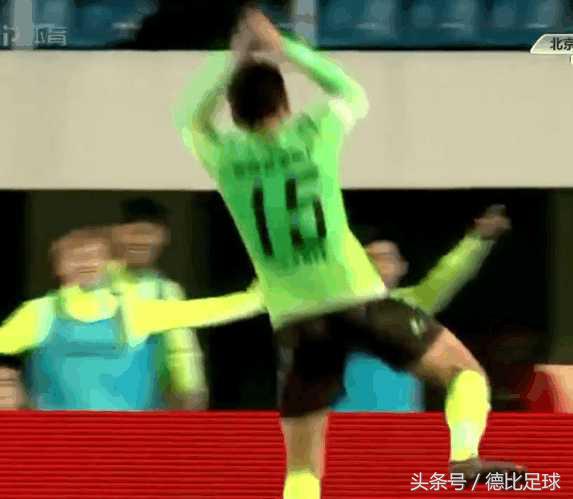 中甲比赛惊现C罗模仿秀