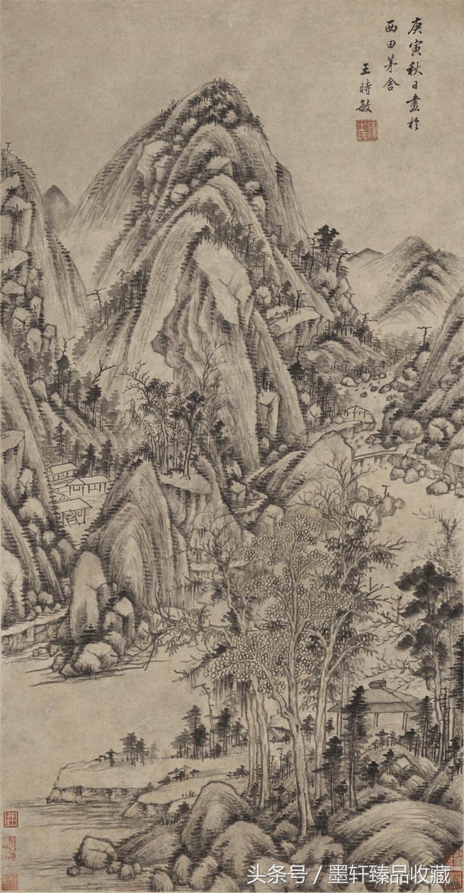 太原理工大学王时敏国画作品,王时敏画作欣赏