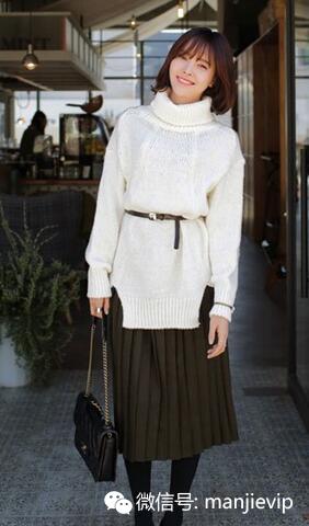 韩国夏季长裙搭配图 (韩版长裙穿搭)