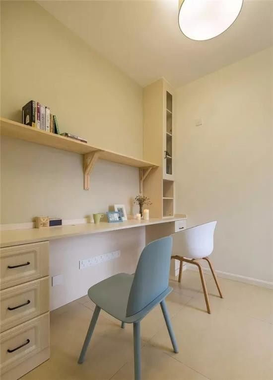 120平现代简约暖色系,120现代简约风三居室图片