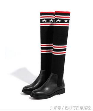 秋冬必备引领时尚袜子靴,袜子靴新款百搭