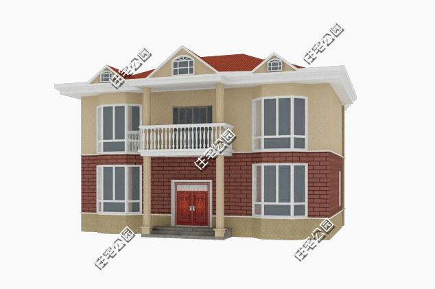 11x8米二层农村小别墅另带柴火房,农村自建房二层小别墅需要多少砖