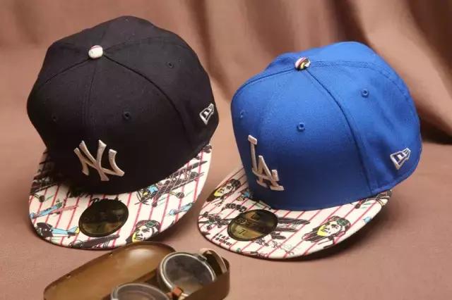 newera蓝色棒球帽,明星newera帽子同款棒球帽