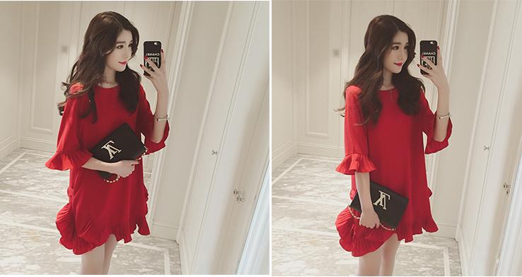 连衣裙大码宽松不收腰,大码冬季慵懒感连衣裙