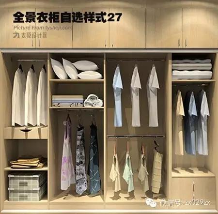 衣柜结构图草图,衣柜经典实用结构图