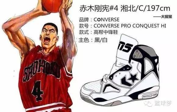 《灌篮高手》各大球鞋大集合