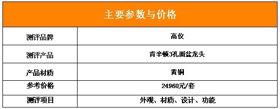 施华洛世奇水晶龙头高仪肯辛顿面盆龙头测评