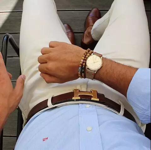 40多岁的男士适合什么牌子的皮带,爱马仕皮带搭配男士
