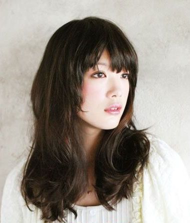 梨花头发型中长款,2020年最流行的梨花头发型