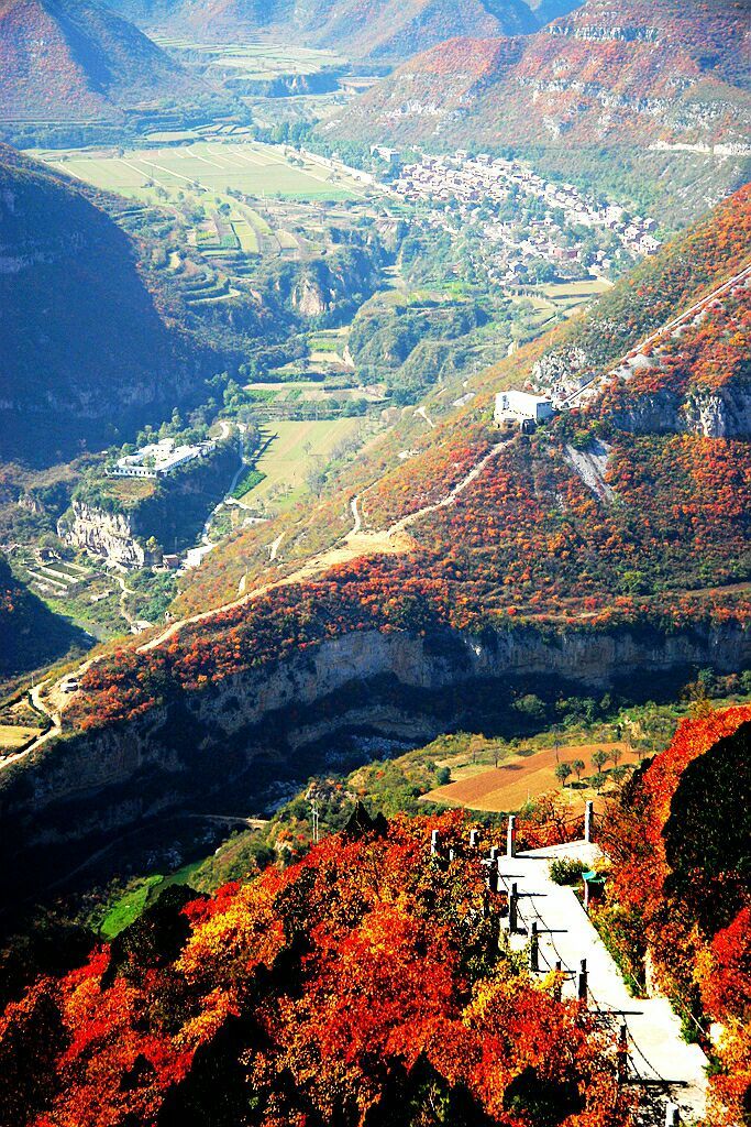 秋韵流过的晋城红