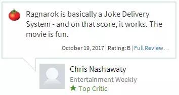 雷神3最帅救场,雷神3烂番茄测评