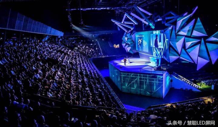 无led屏大气舞台效果,led酷炫光线舞台