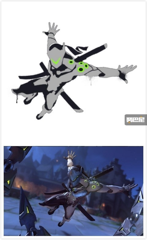 守望先锋源氏原版技能介绍,守望先锋源氏还没被改造前的样子