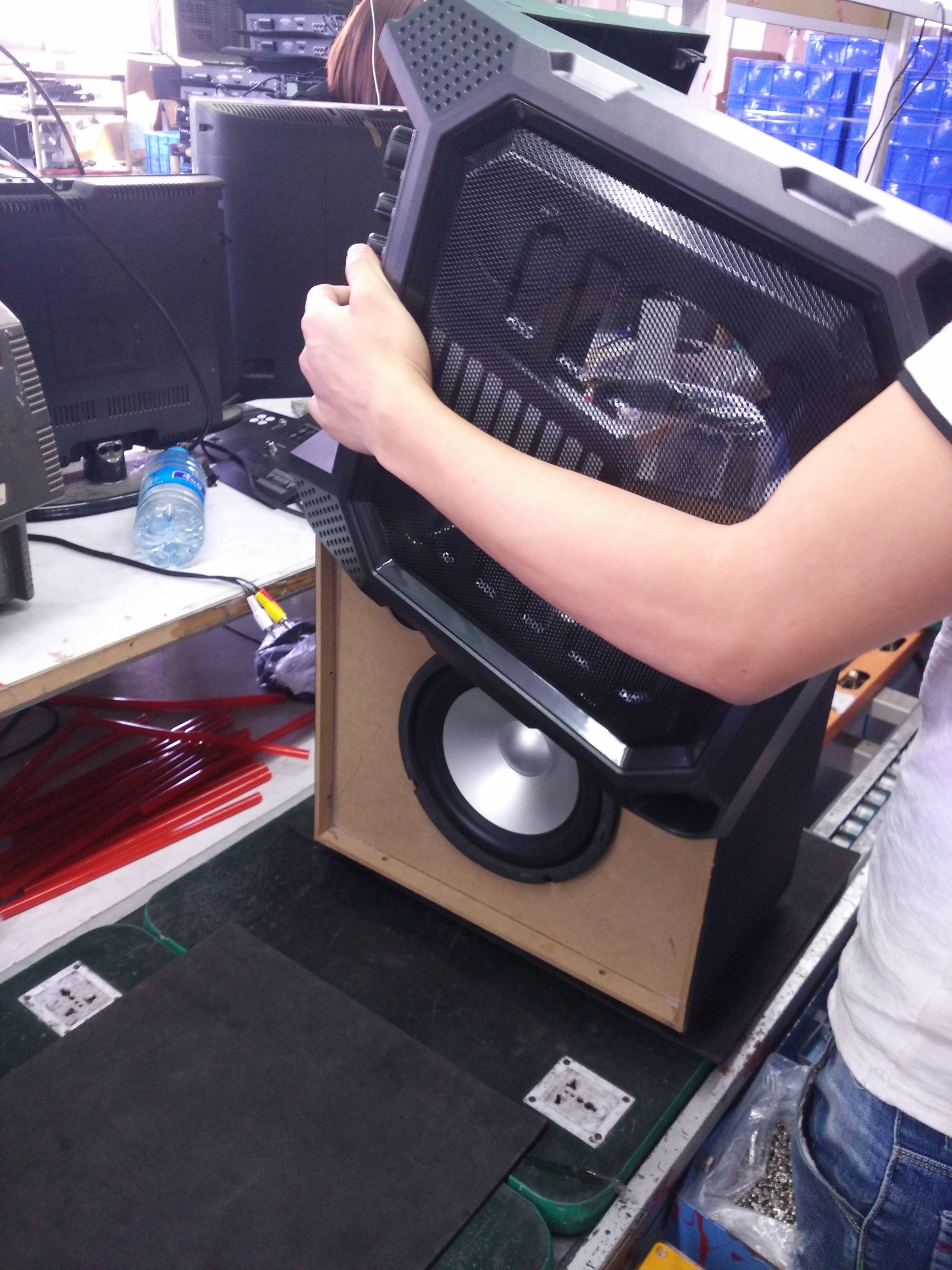 拉杆音箱制作过程,拉杆音响制作图解