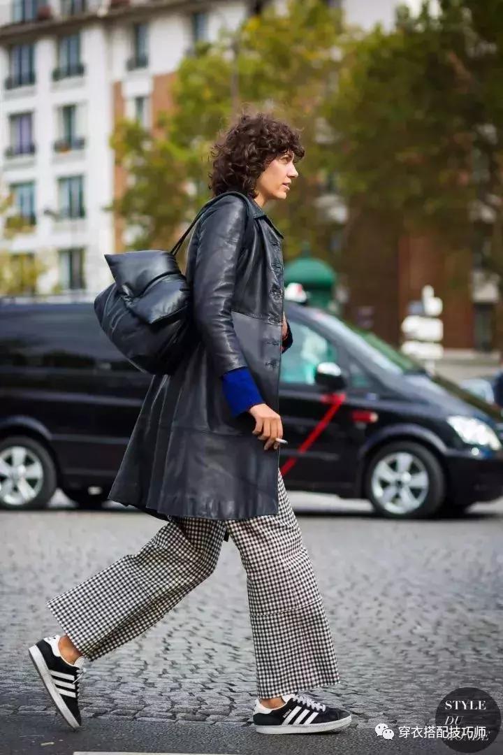 矮个子穿阔腿裤怎么搭配外套,高个子女生穿的阔腿裤秋冬款