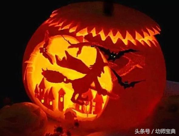 万圣节南瓜手工制作,万圣节幼儿园手工南瓜
