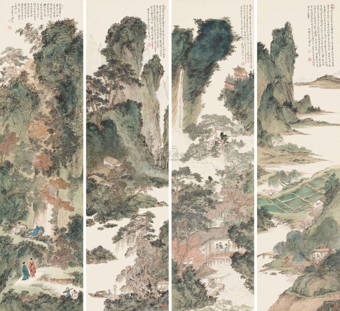 溥儒的书画,溥儒作品真迹欣赏