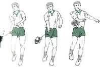 羽毛球正确发球的几个方法,羽毛球发球的正确姿势两种