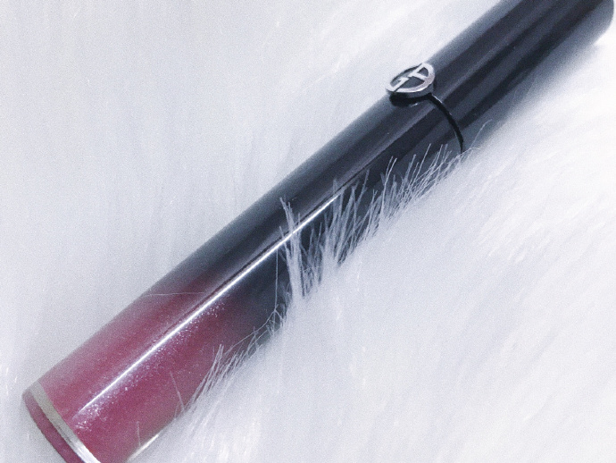 阿玛尼101黑管哑光口红,阿玛尼红管206唇釉深唇试色