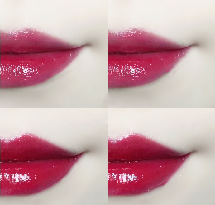 阿玛尼101黑管哑光口红,阿玛尼红管206唇釉深唇试色