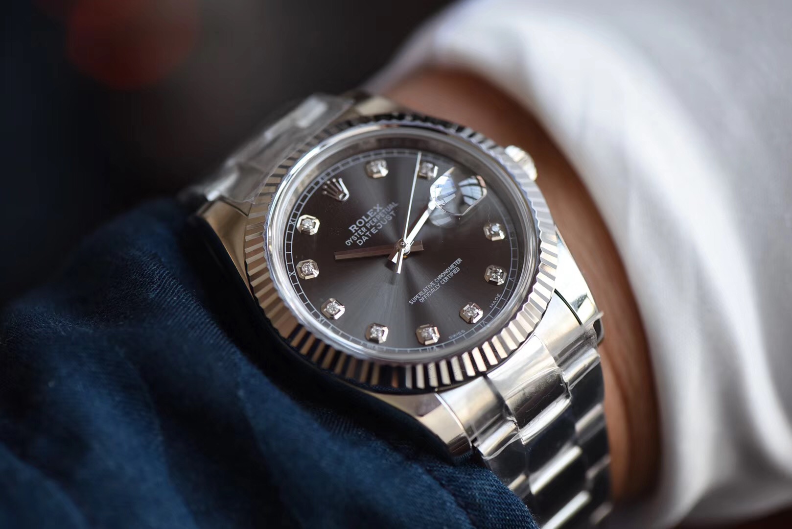 c厂劳力士蓝日志真表对比,n厂劳力士日志型防水