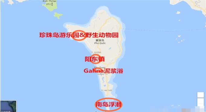 富国岛海岛风景,富国岛最新攻略图