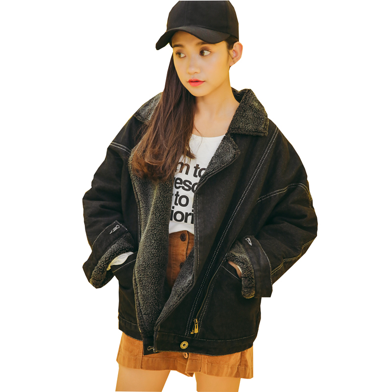 百搭加厚牛仔棉服,显瘦不臃肿棉服推荐