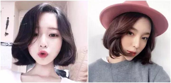 刘海图片女显脸小,有刘海扎发显脸小