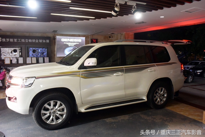 陆巡lc300丹拿三分频,丰田音响改装无损升级