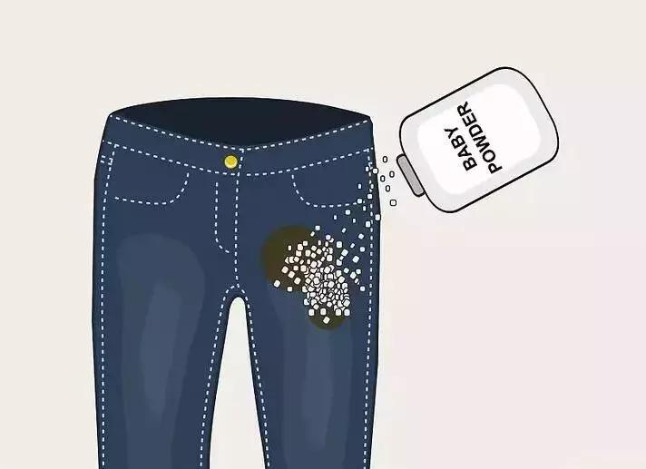 牛仔裤的油污渍如何去除,牛仔裤顽固污渍怎么去除