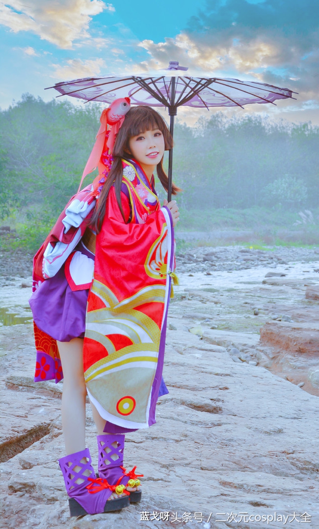 阴阳师神乐叠翠流金cos,cosplay阴阳师神乐高清图