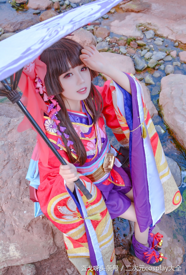 阴阳师神乐叠翠流金cos,cosplay阴阳师神乐高清图