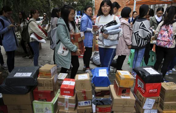 2018全国双十一包裹最多高校,双十一大学快递爆满的品牌