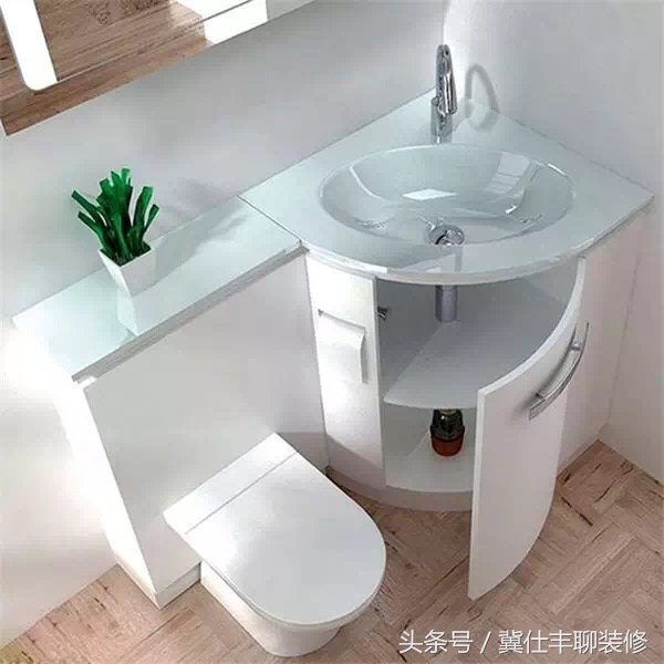 卫生间洗手盆太小没地方放东西,卫生间太小装个小洗手盆