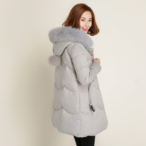 韩国羽绒服穿搭高级秋冬,冬季长款羽绒服韩系穿搭