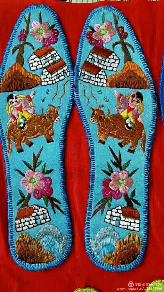 手工喜字鞋垫花样图案大全,手工鞋垫的制作教程全过程