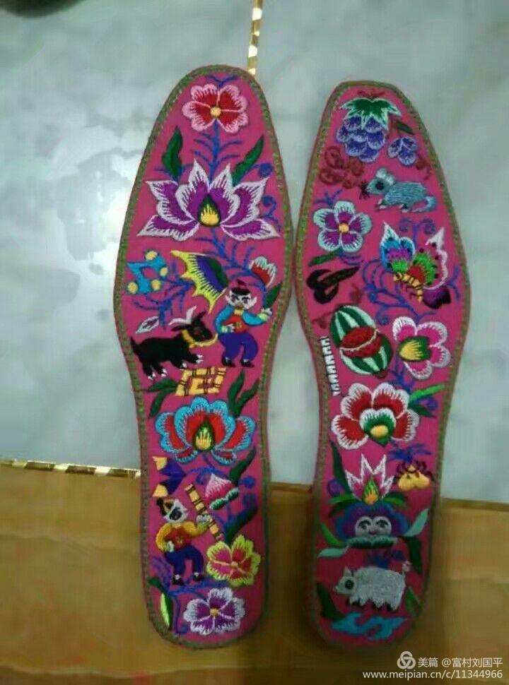手工喜字鞋垫花样图案大全,手工鞋垫的制作教程全过程